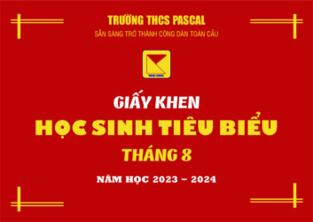 ️🏅 HỌC SINH TIÊU BIỂU THÁNG 8 – NĂM HỌC 2023 – 2024 ️🏅